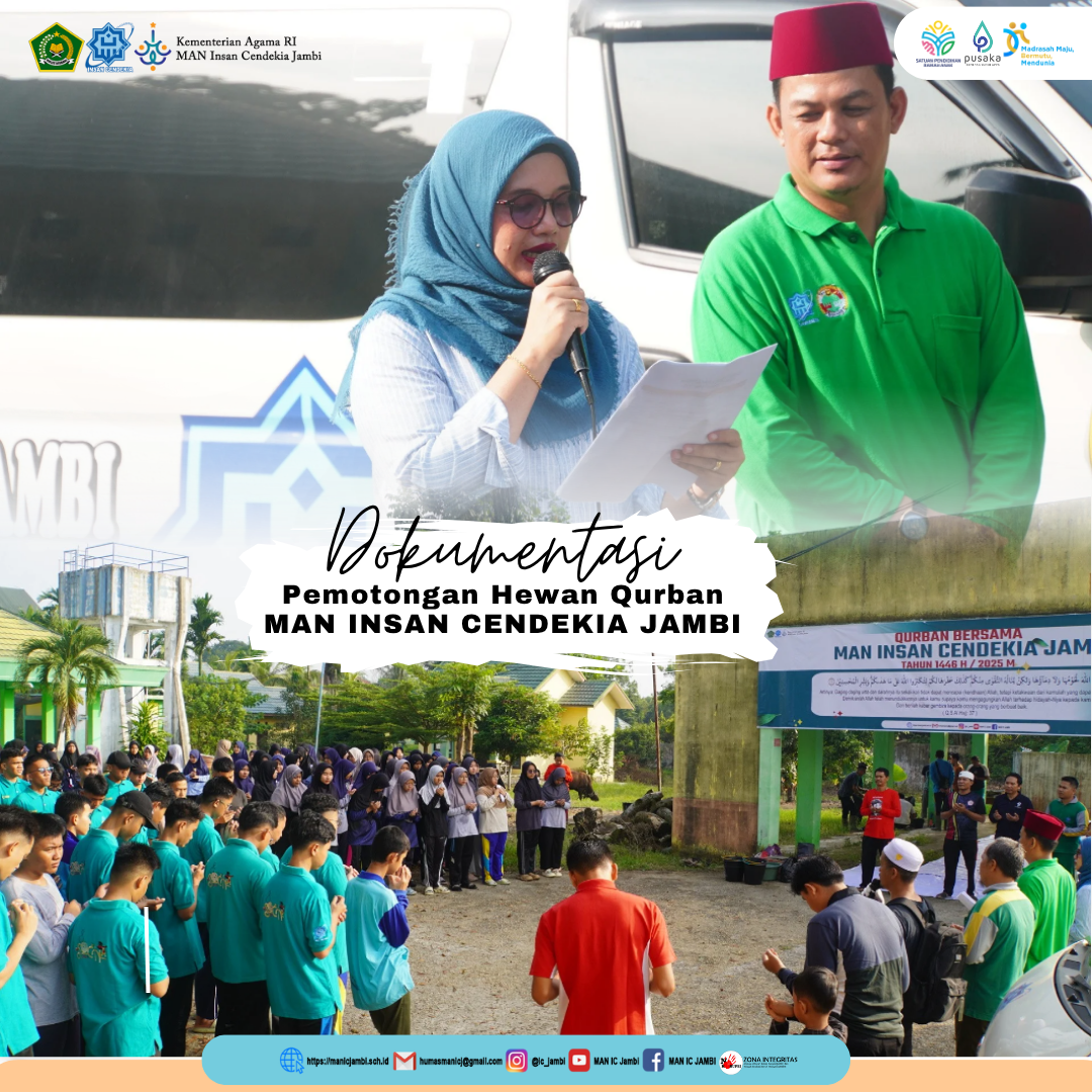 MAN IC Jambi Laksanakan Qurban 1446 H, Plh Kepala Madrasah Beri Pengarahan dan Apresiasi