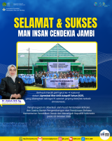 Bangga Berbahasa Indonesia,  MAN IC Jambi Raih Penghargaan Nasional Giat UKBI Adaptif 2025