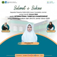 Delia Loudya Safitri Raih Juara Umum Olimpiade SMA/MA di International Tarbiyah Championship 2025