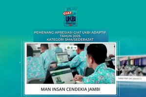 MAN Insan Cendekia Jambi Harumkan Kemenag di Ajang Apresiasi Giat UKBI Adaptif 2025