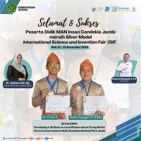 Siswa MAN IC Jambi Raih Silver Medal di ISIF Bali 2025 lewat Buku 3D Kearifan Lokal Orang Rimba